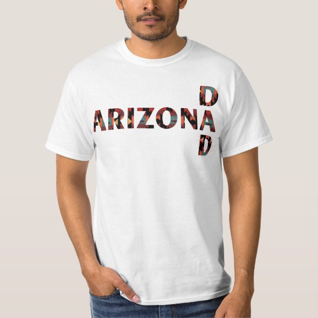 Camiseta Regalo del Día del Padre de Arizona para los hombr (Anverso)