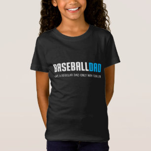 Camiseta Regalo del Día del Padre de Béisbol, gracioso rega