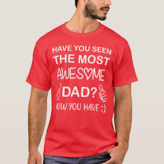 Camiseta regalo del día del padre de la hija regalo del pad