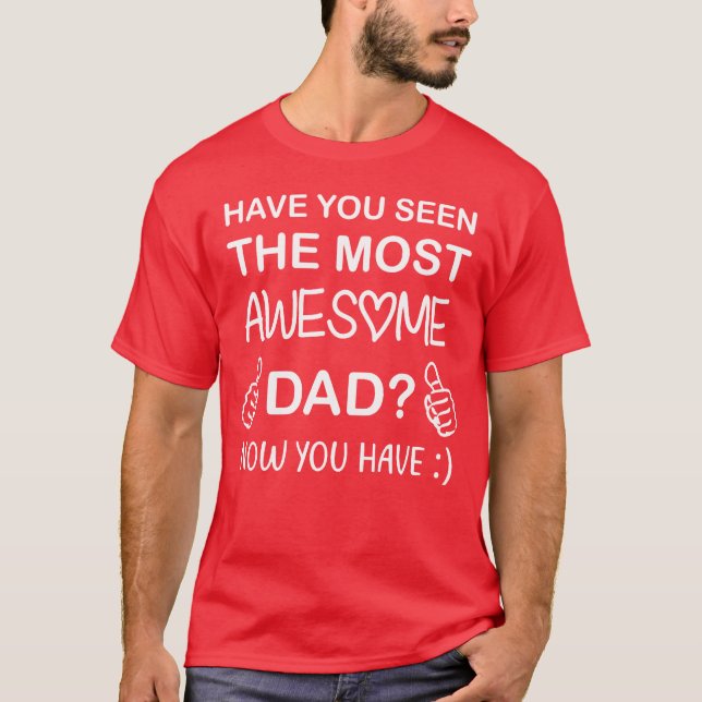 Camiseta regalo del día del padre de la hija regalo del pad (Anverso)