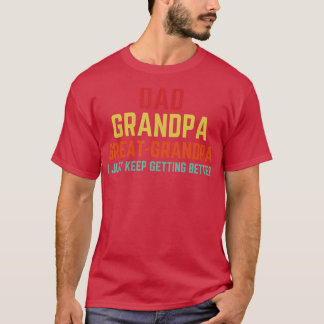 Camiseta Regalo del Día del Padre de los Abuelos