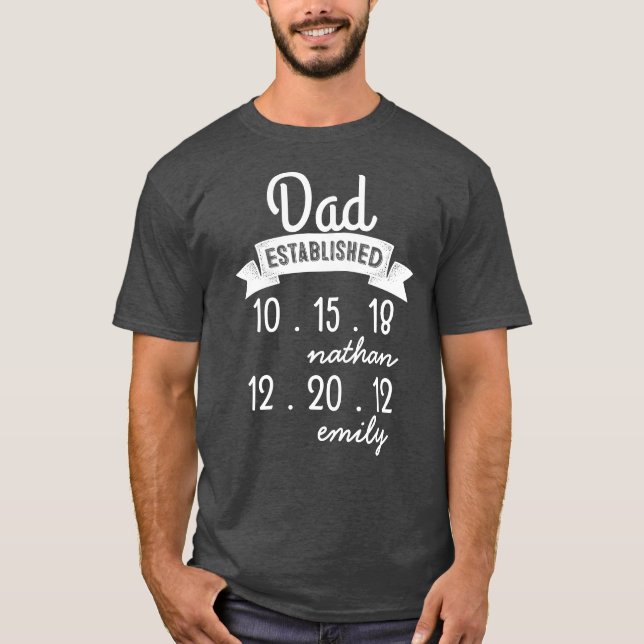 Camiseta Regalo del Día del Padre de los Camisas de Papá Pe (Anverso)