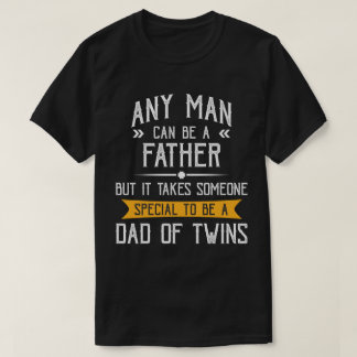 Camiseta Regalo del Día del Padre de los gemelos para papá