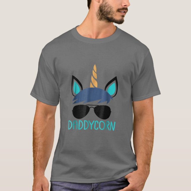 Camiseta Regalo del Día del Padre de Unicornio (Anverso)