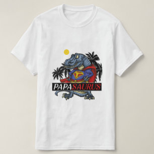 Camiseta regalo del día del padre del papá saurus papa sa