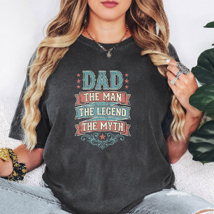Camiseta Regalo del Día del Padre El Hombre La Leyenda El M