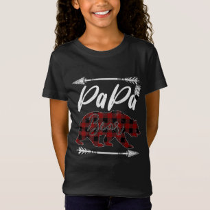 Camiseta Regalo del Día del Padre Flannel de Búfalo de OSO
