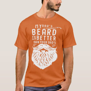 Camiseta Regalo del Día del Padre Gracioso Mi Barba de Papá