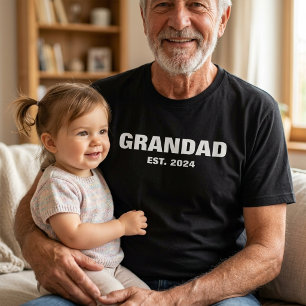 Camiseta Regalo del Día del Padre para el nuevo abuelo