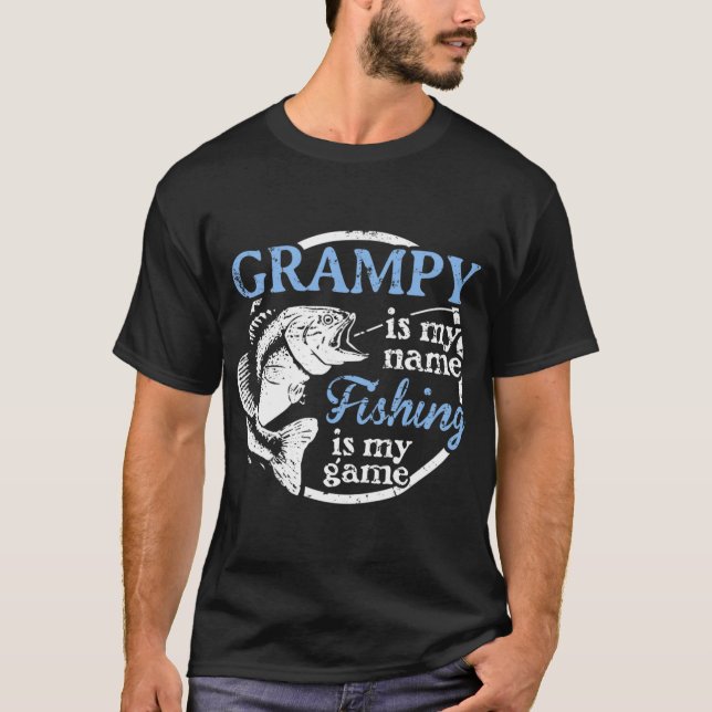 Camiseta Regalo del Día del Padre para los hombres que pesc (Anverso)
