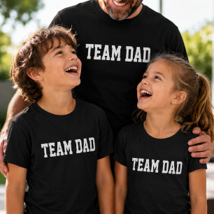 Camiseta Regalo del Día del Padre para niños y Team Dad a j