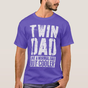 Camiseta Regalo del Día del Padre para papá gemelo, papá ho