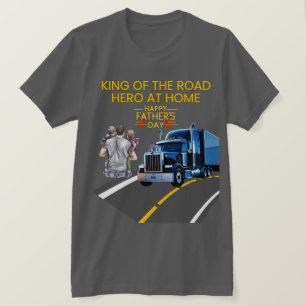 Camiseta Regalo del Día del Padre - Rey de la Carretera, hé