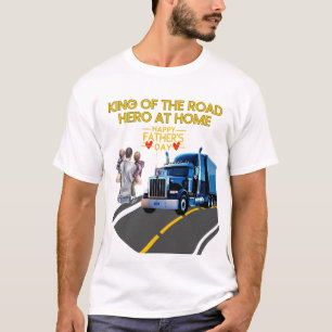 Camiseta Regalo del Día del Padre - Rey de la Carretera, hé