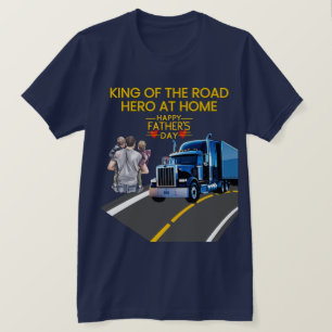 Camiseta Regalo del Día del Padre - Rey de la Carretera, hé