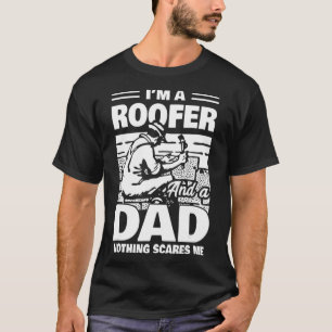 Camiseta Regalo del Día del Padre Roofer de los hombres