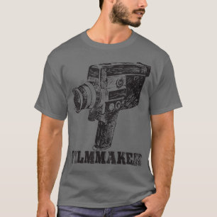 Camiseta Regalo del director de cine de cámara retro clásic