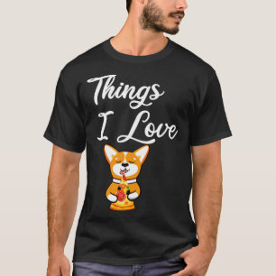 Camiseta Regalo del doglover de Corgi Pizza Lover