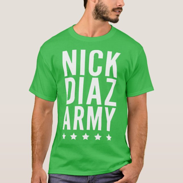 Camiseta Regalo del ejército de Nick Diaz (Anverso)