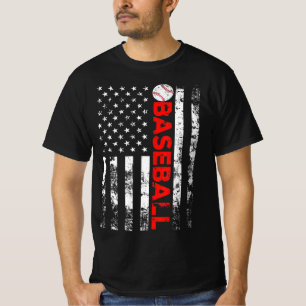 Camiseta Regalo del equipo de béisbol de bandera estadounid