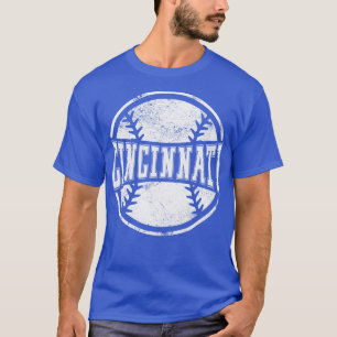 Camiseta Regalo del equipo de béisbol de Cincinnati Vintage