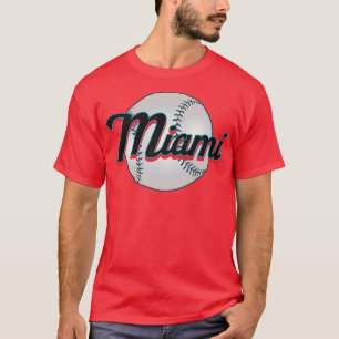 Camiseta Regalo del equipo de béisbol vintage de Miami