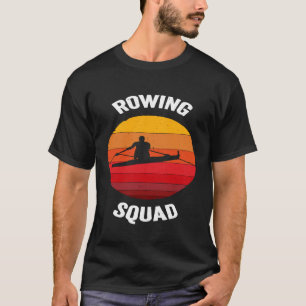 Camiseta Regalo del equipo de la fila del barco del escuadr