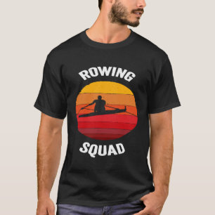 Camiseta Regalo del equipo de la fila del barco del escuadr