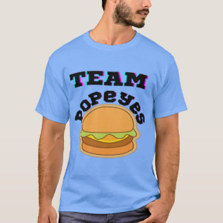 Camiseta Regalo del Equipo Sándwich de Pollo Popeyes