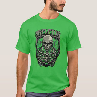 Camiseta Regalo del esqueleto de Halloween