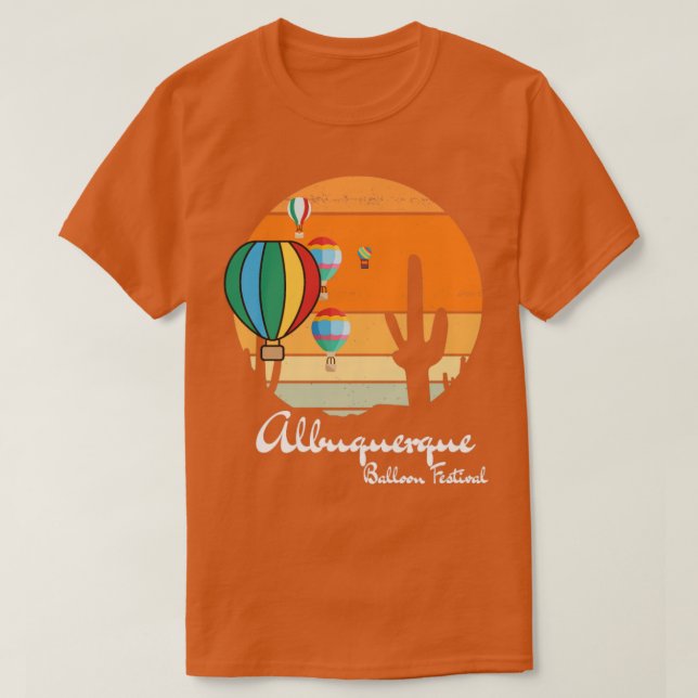 Camiseta Regalo del Festival de Globos Albuquerque Fiesta (Diseño del anverso)