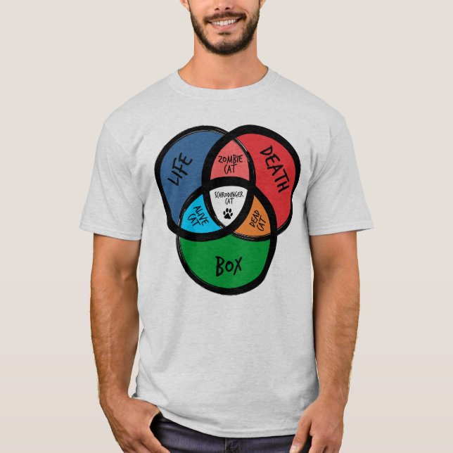 Camiseta Regalo del gato de Schrodinger sobre el Big Bang (Anverso)