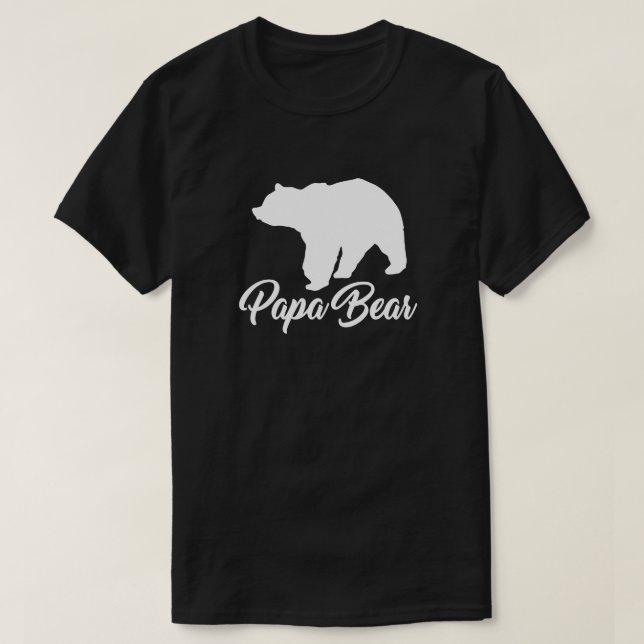 CAMISETA REGALO DEL HIJO DEL PADRE DEL BEAR DEL PAPA (Diseño del anverso)