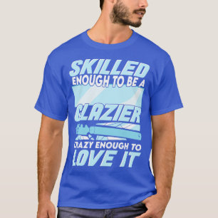 Camiseta Regalo del instalador de vidrio de la ventana de c