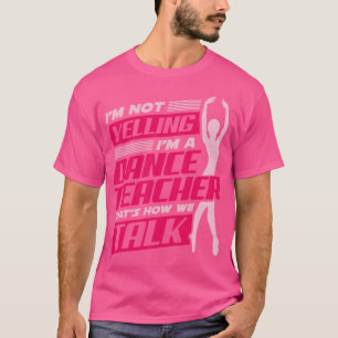 Camiseta Regalo del instructor de danza ballet