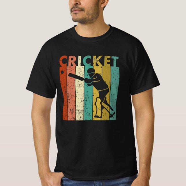 Camiseta Regalo del jugador de cricket Bowler Bat Cricketer (Anverso)