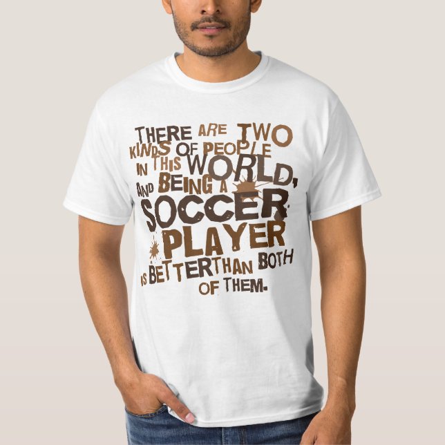 Camiseta Regalo del jugador de fútbol (Anverso)