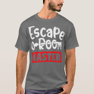 Camiseta Regalo del jugador de juego maestro de sala de esc