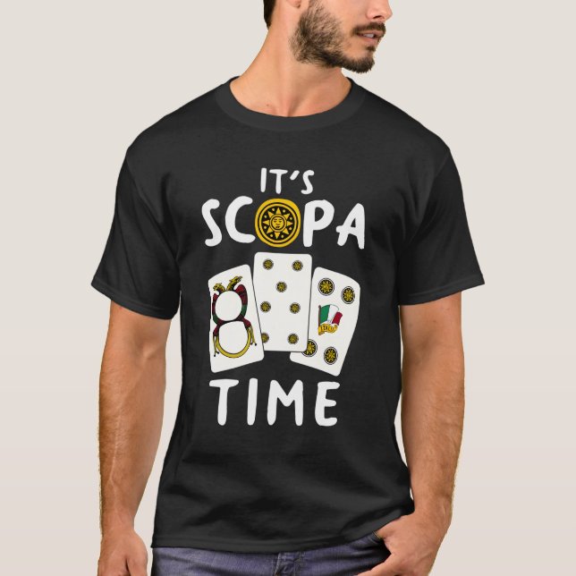Camiseta Regalo del jugador de Scopa Italian Card Game Scop (Anverso)