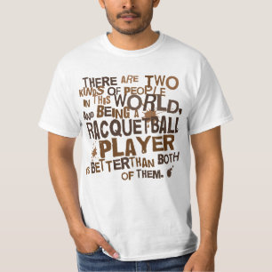 Camiseta Regalo del jugador del Racquetball