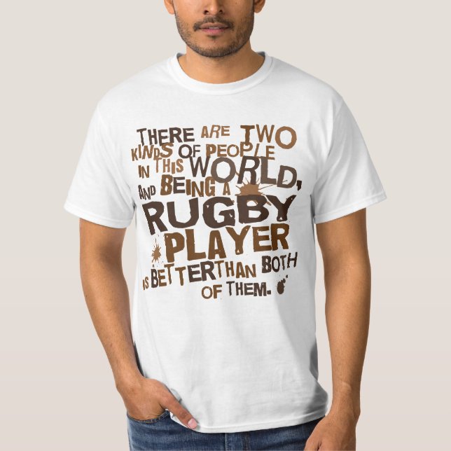 Camiseta Regalo del jugador del rugbi (Anverso)