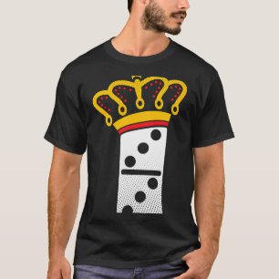Camiseta Regalo del jugador Dominoes Queen Dominoes