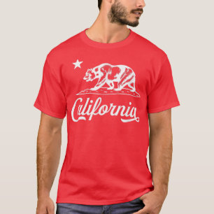 Camiseta Regalo del lado del estado del oso de California 4