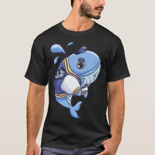 Camiseta Regalo del mar de pescado de ballena azul Sperm Wh
