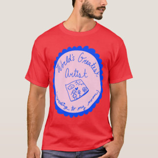 Camiseta Regalo del mejor artista del mundo