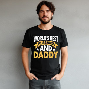 Camiseta Regalo del mejor marido y padre del mundo para el