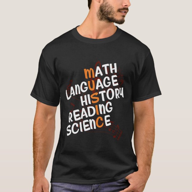 Camiseta Regalo del músico del profesor de música (Anverso)
