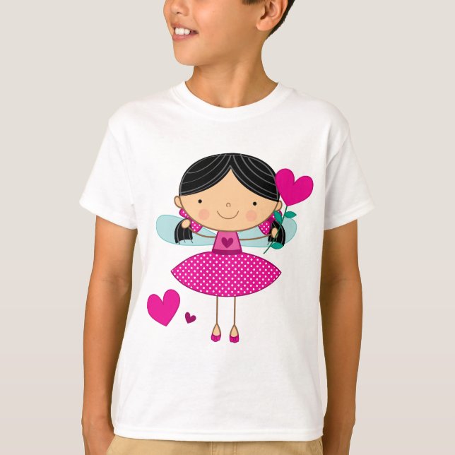 Camiseta Regalo del niño de los chicas de las tarjetas del (Anverso)