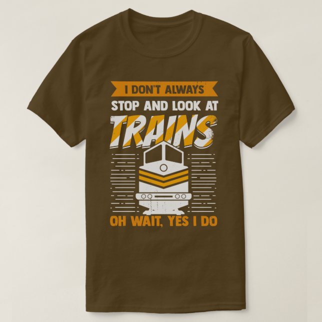 Camiseta regalo del operador de locomotoras del tren (Diseño del anverso)