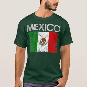 Camiseta Regalo del Orgullo de la Bandera Mexicana Vintage 